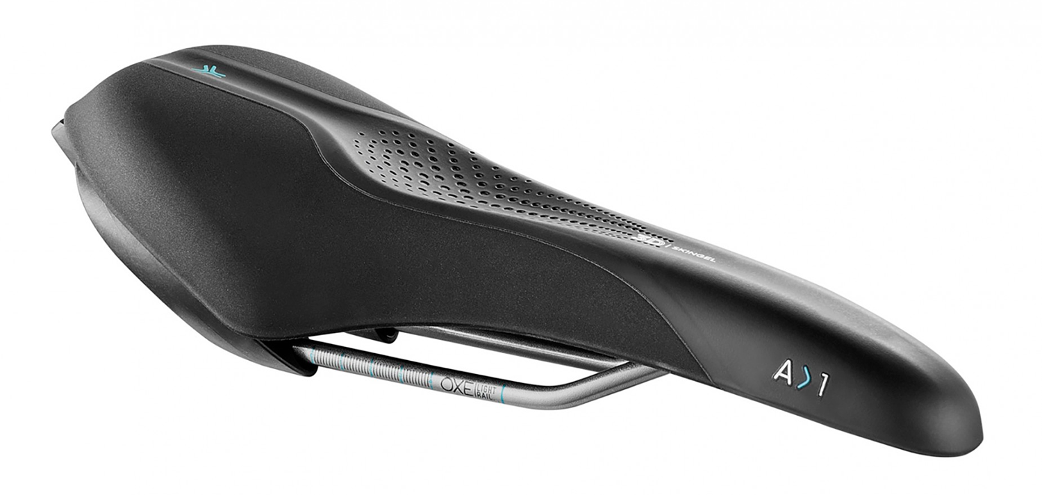 Сідло Selle Royal SCIENTIA A1 Athletic 3D skingel 289х127мм 380 г Black gummy/Black mokka