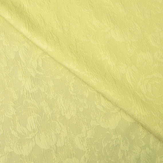 Ткань костюмная IDEIA Жаккард Лирика 1,5 м Светлый лимон (2200004180304)