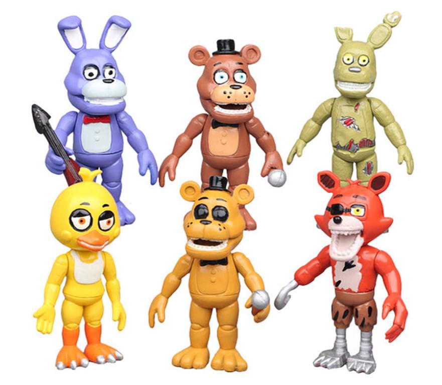 Фигурка FNAF Five Nights at Freddy's Аниматроники 6 шт. 11 см (10198554) - фото 1