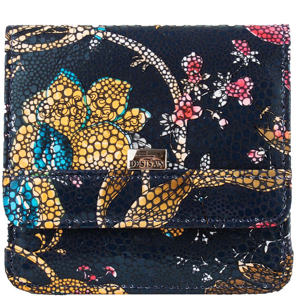 Кошелек женский кожаный DESISAN 4207 Синий - фото 2 Кошелек женский кожаный DESISAN 4207 Синий - фото 2