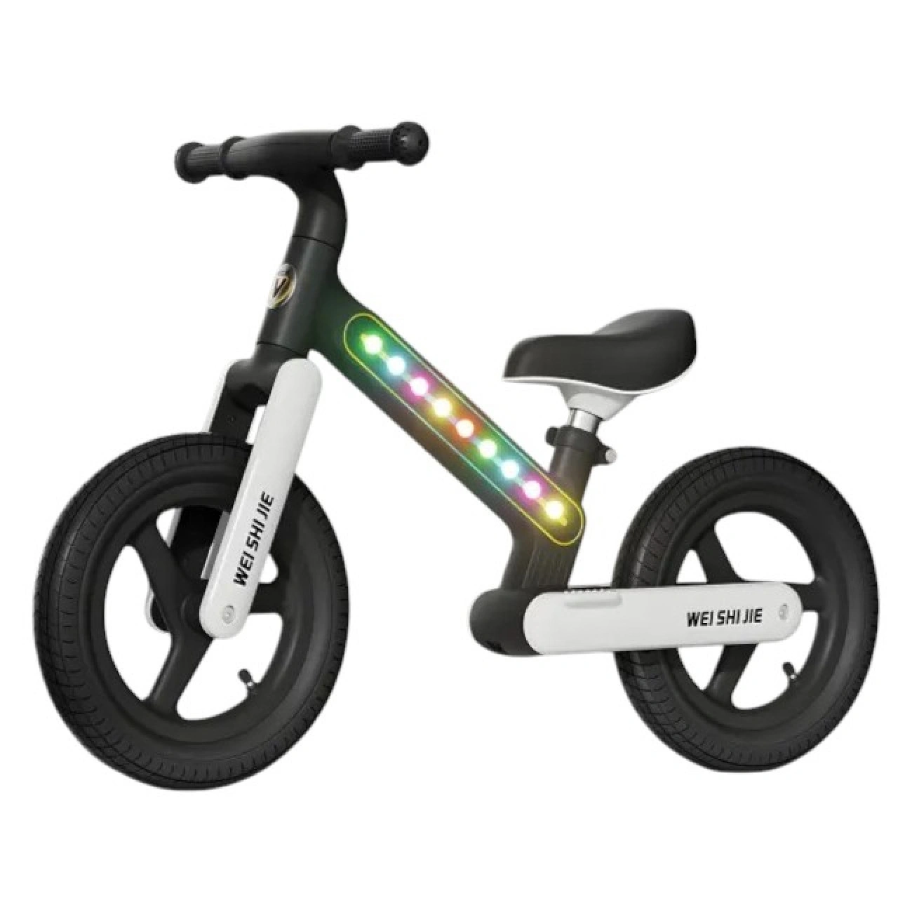 Беговел Weishijie S1 12" легкий баланс-байк Черный (25546401)