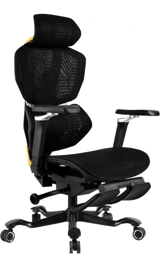 Кресло геймерское GT Racer X-7001 Black/Yellow