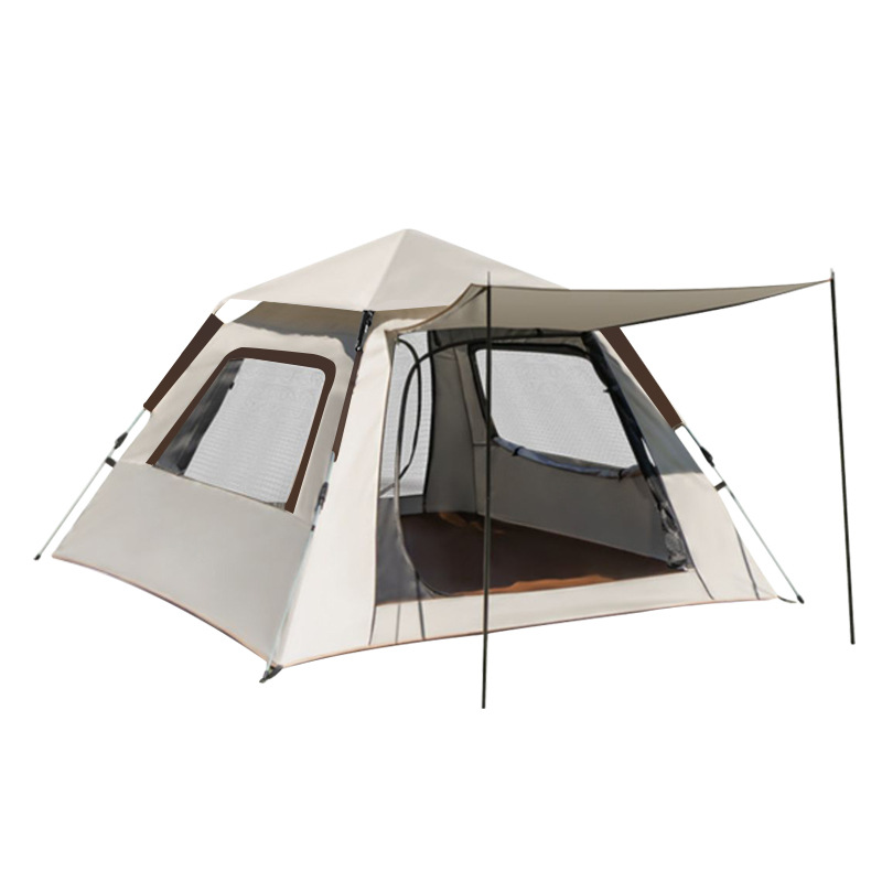Палатка туристическая JTG-021 с навесом 3 окна двухместная 210х210х140 см (YUT_V5868)