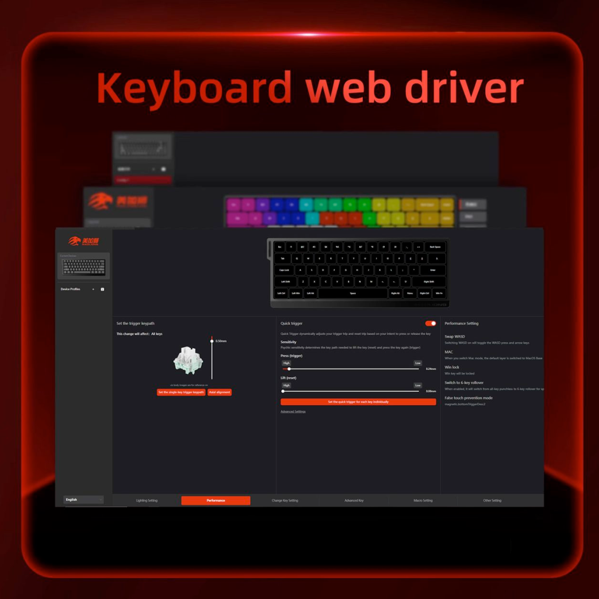Клавиатура на магнитных переключателях Madlions MAD 68 HE Gateron механическая с RGB подсветкой (24402183) - фото 3 Клавиатура на магнитных переключателях Madlions MAD 68 HE Gateron механическая с RGB подсветкой (24402183) - фото 3
