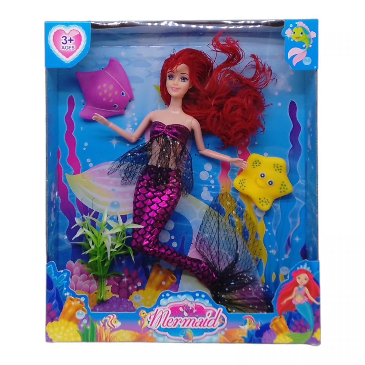 Кукла Русалочка с пайетками вид 5 (231576)