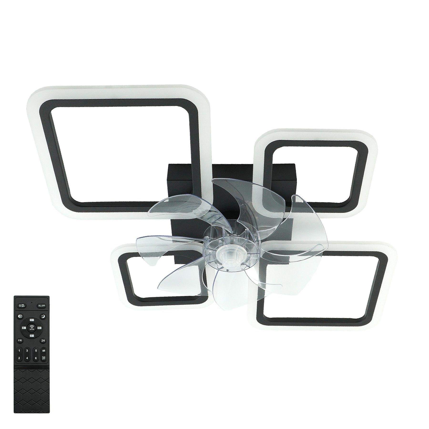 Люстра світлодіодна з вентилятором ESLLSE FAN OVAL 4S 70 Вт/18 Вт 760x560x120 мм Чорний (141-10588-01) - фото 1 Люстра світлодіодна з вентилятором ESLLSE FAN OVAL 4S 70 Вт/18 Вт 760x560x120 мм Чорний (141-10588-01) - фото 1