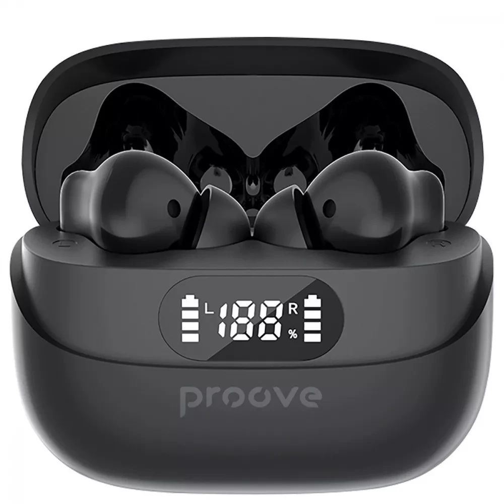 Навушники бездротові Proove Digital Pro TWS with ANC APP Black Навушники бездротові Proove Digital Pro TWS with ANC APP Black