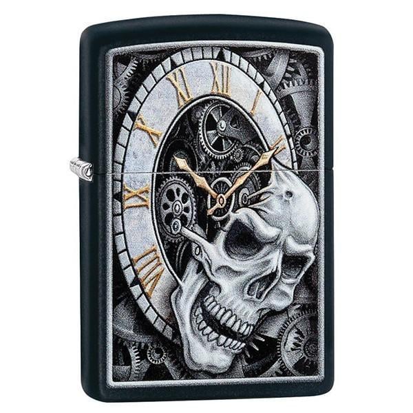 Запальничка ZIPPO Skull Clock Design (29854)