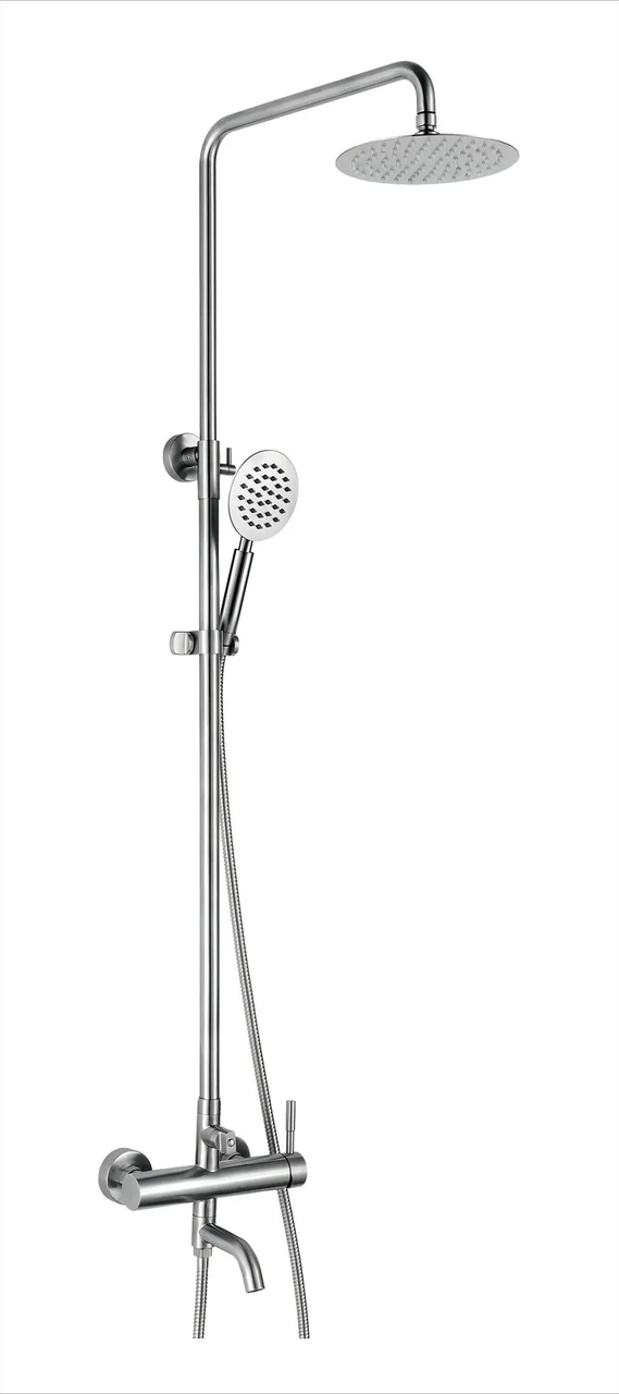 Душова колона із змішувачем Zerix SUS-008-J із нержавіючої сталі SUS304 (ZX5612)