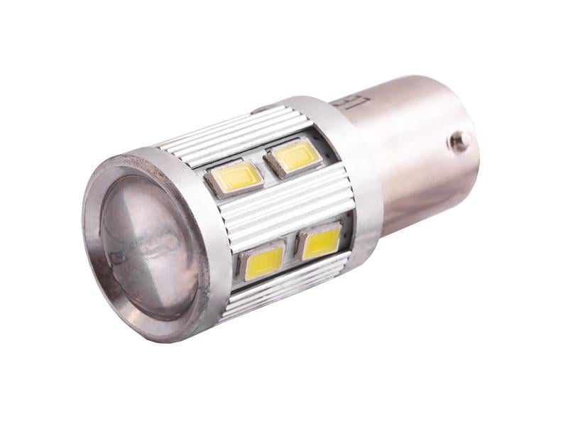 Автолампа светодиодная T25 P21W 1156 Gree 12 В SMD5630-13led Белый (709)