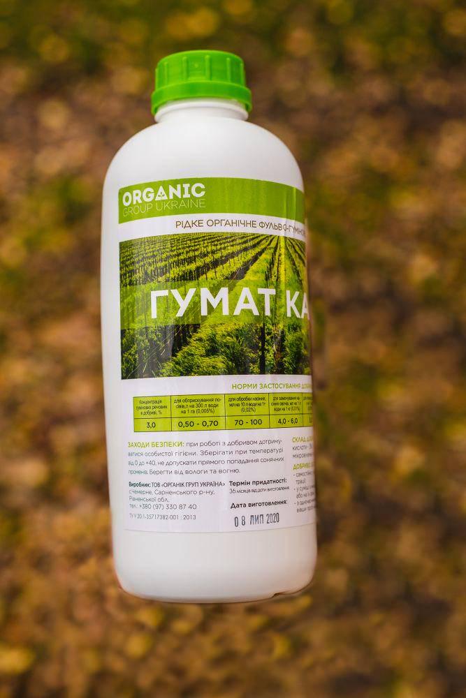 Гумат калия базовый органическое фульво-гуминовое удобрение 1 л (300209)