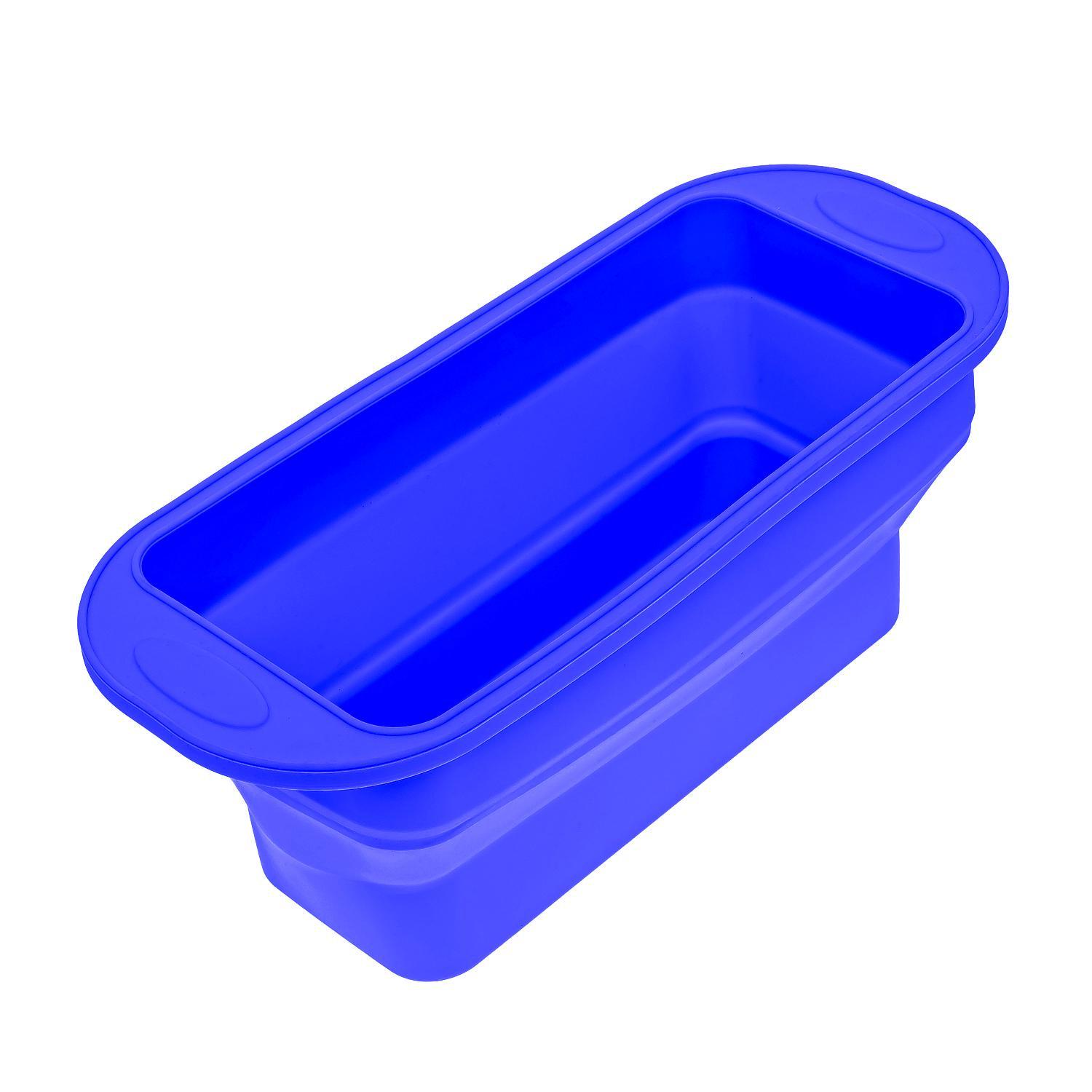 Форма для випікання хліба силіконова 29,5х12,3х11 см Синій (87149) - фото 11