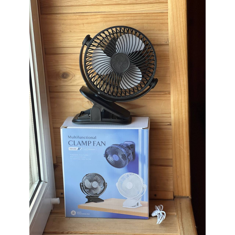 Вентилятор компактный LY-850 USB с прищепкой (2618399226) - фото 5 Вентилятор компактный LY-850 USB с прищепкой (2618399226) - фото 5