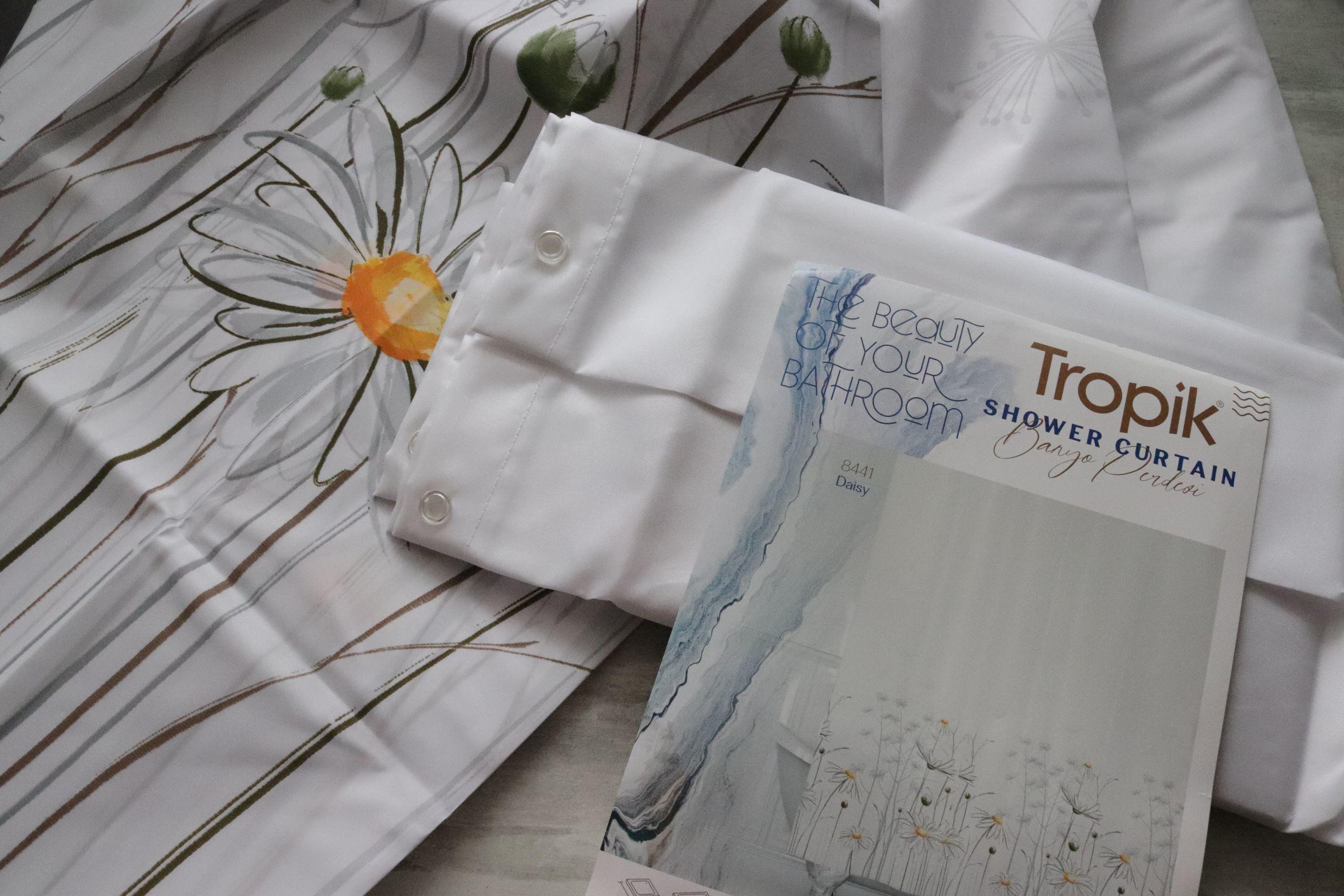 Штора для ванної Tropik Daisy вузька 120x200 см (39895843) - фото 3 Штора для ванної Tropik Daisy вузька 120x200 см (39895843) - фото 3