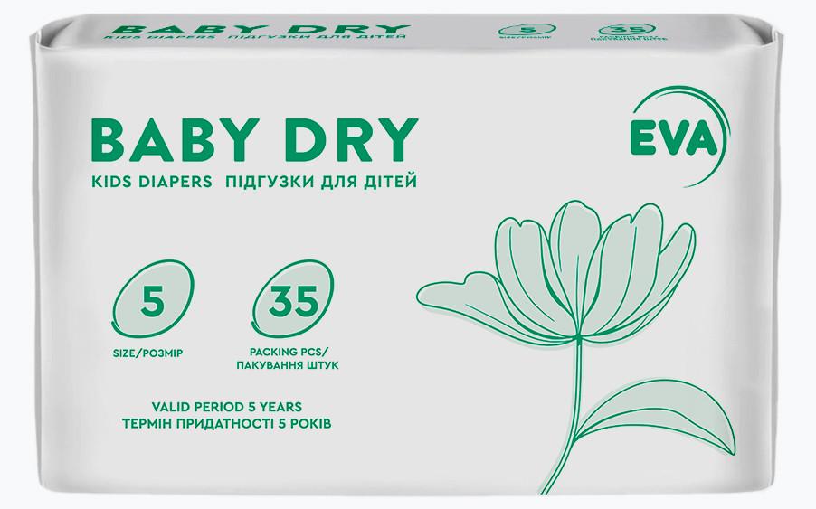 Подгузники детскиеEVA Baby dry р. 5 (15194235) - фото 1