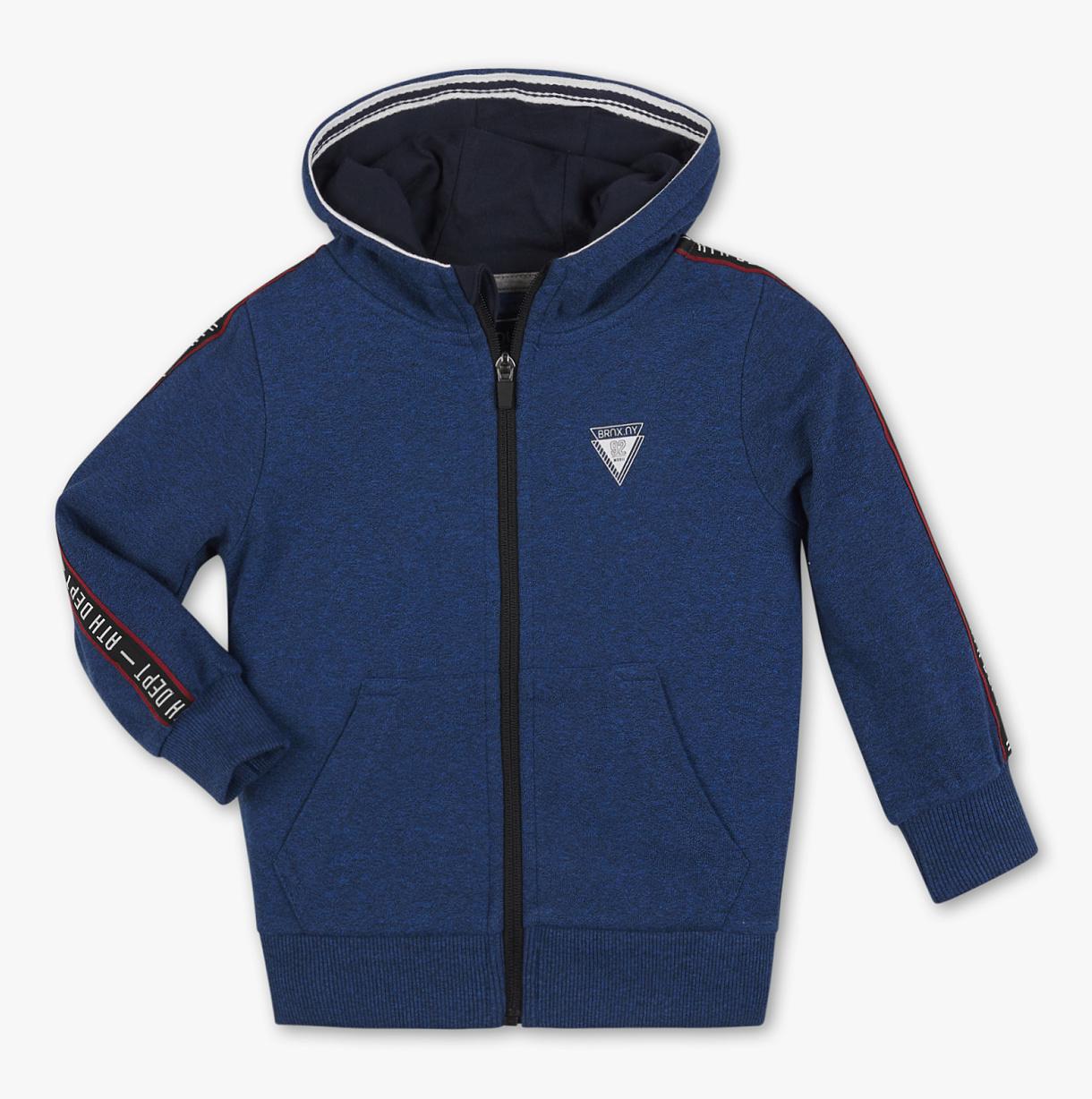 Толстовка для мальчика C&A на молнии с капюшоном размер 110 см Синий (2061122)