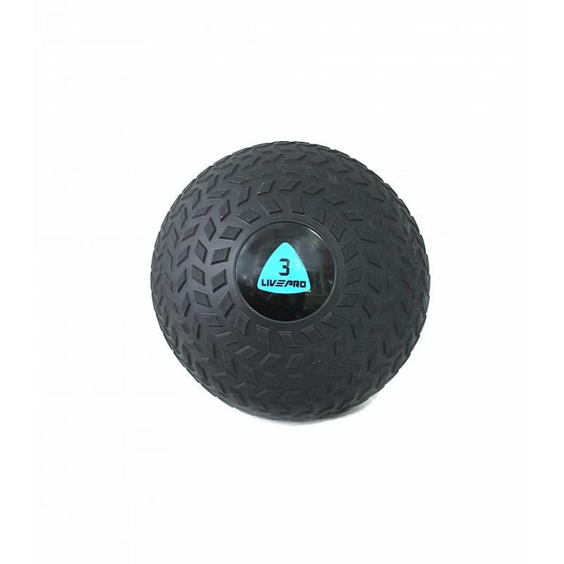 Медбол LivePro SLAM BALL 3 кг Черный (LP8105-03)