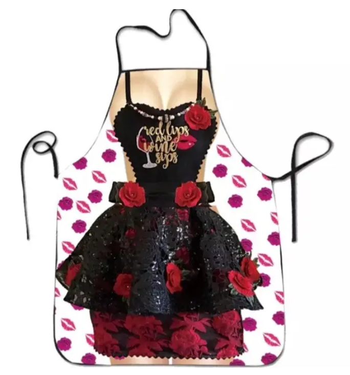 Фартук с приколом на праздник 75х60 см Разноцветный (50098)