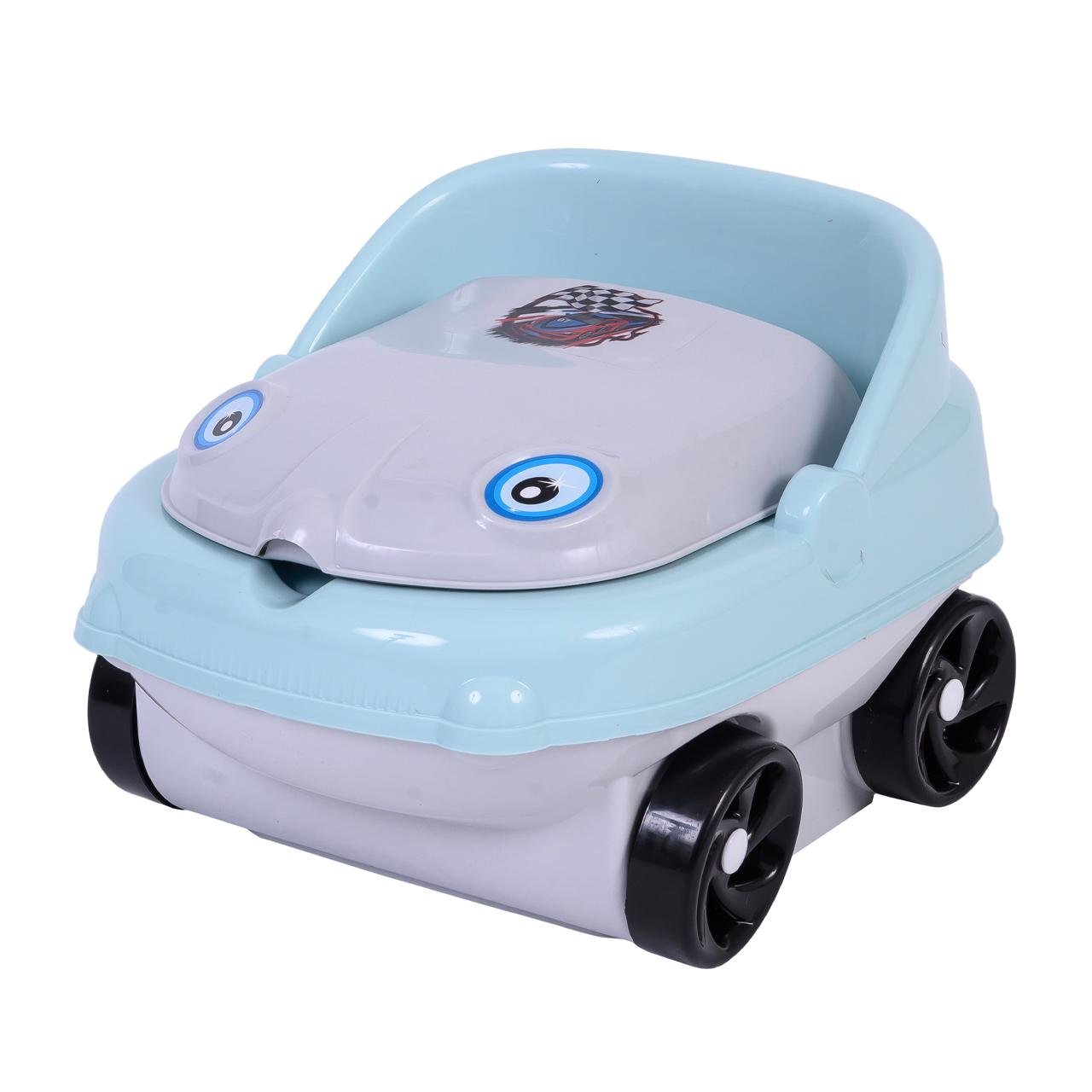Детский музыкальный горшок Irak Plastik CM-140 Baby car Серо-голубой (1579269631)