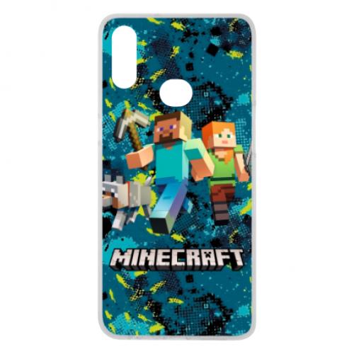 Чохол для Samsung A10s Minecraft Steve Alex And Dog (6848360-46-134799)