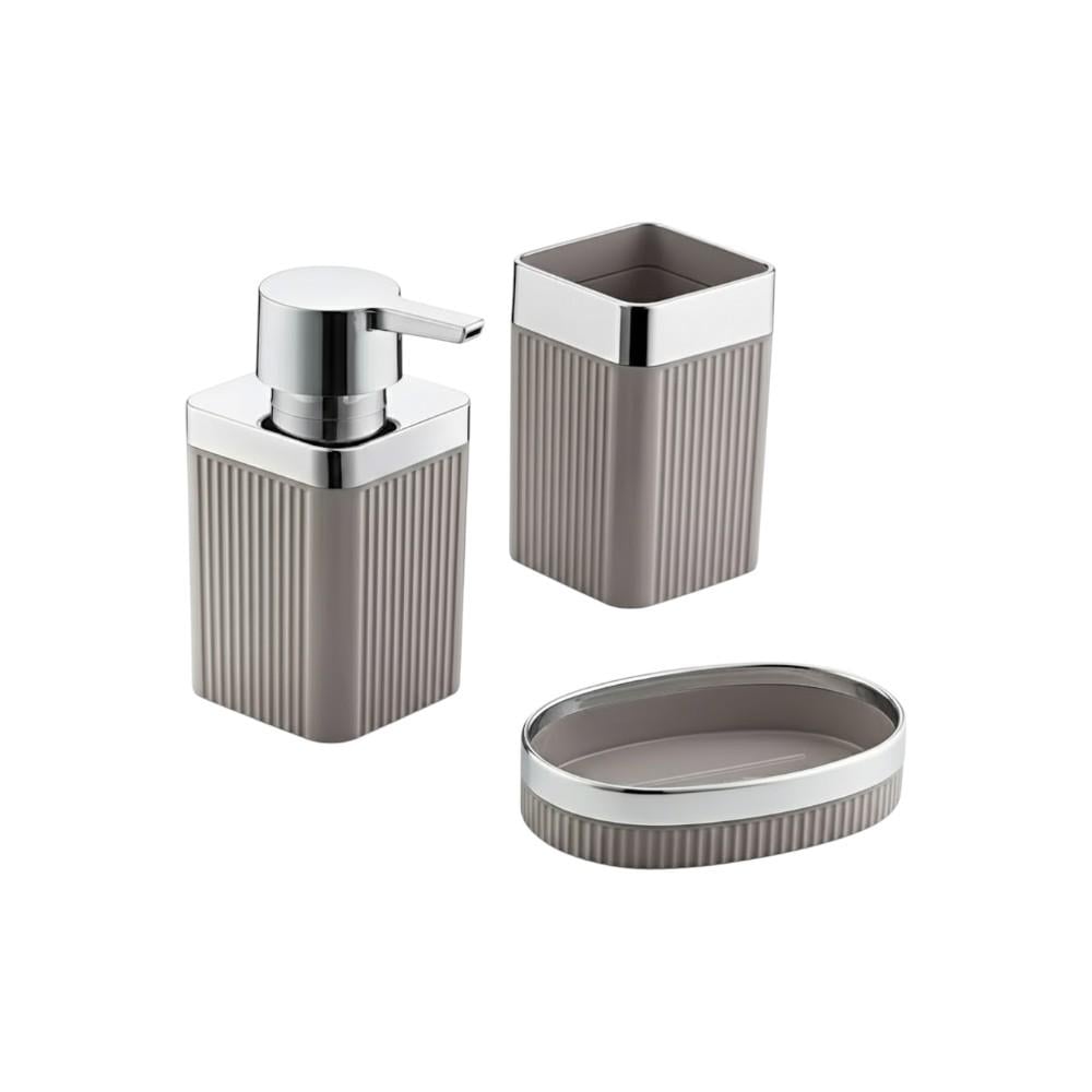 Набір для ванної кімнати Yelmen Plastik Maxel Mimosa 3 предмети (Y-879)