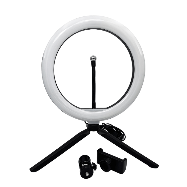 Кольцевая лампа NNHQ-10 RGB 26 см USB Black (NNHQ10)