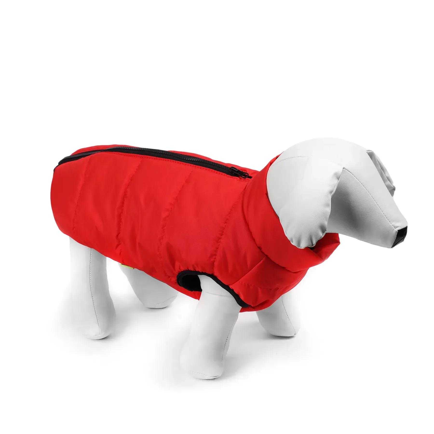 Полукомбинезон с молнией ТМ HiDog M Красный