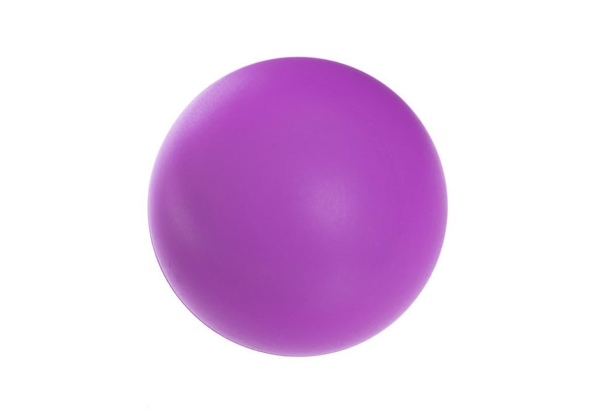 Массажный мячик EasyFit каучук 6,5 см Фиолетовый (EF-2076-V)
