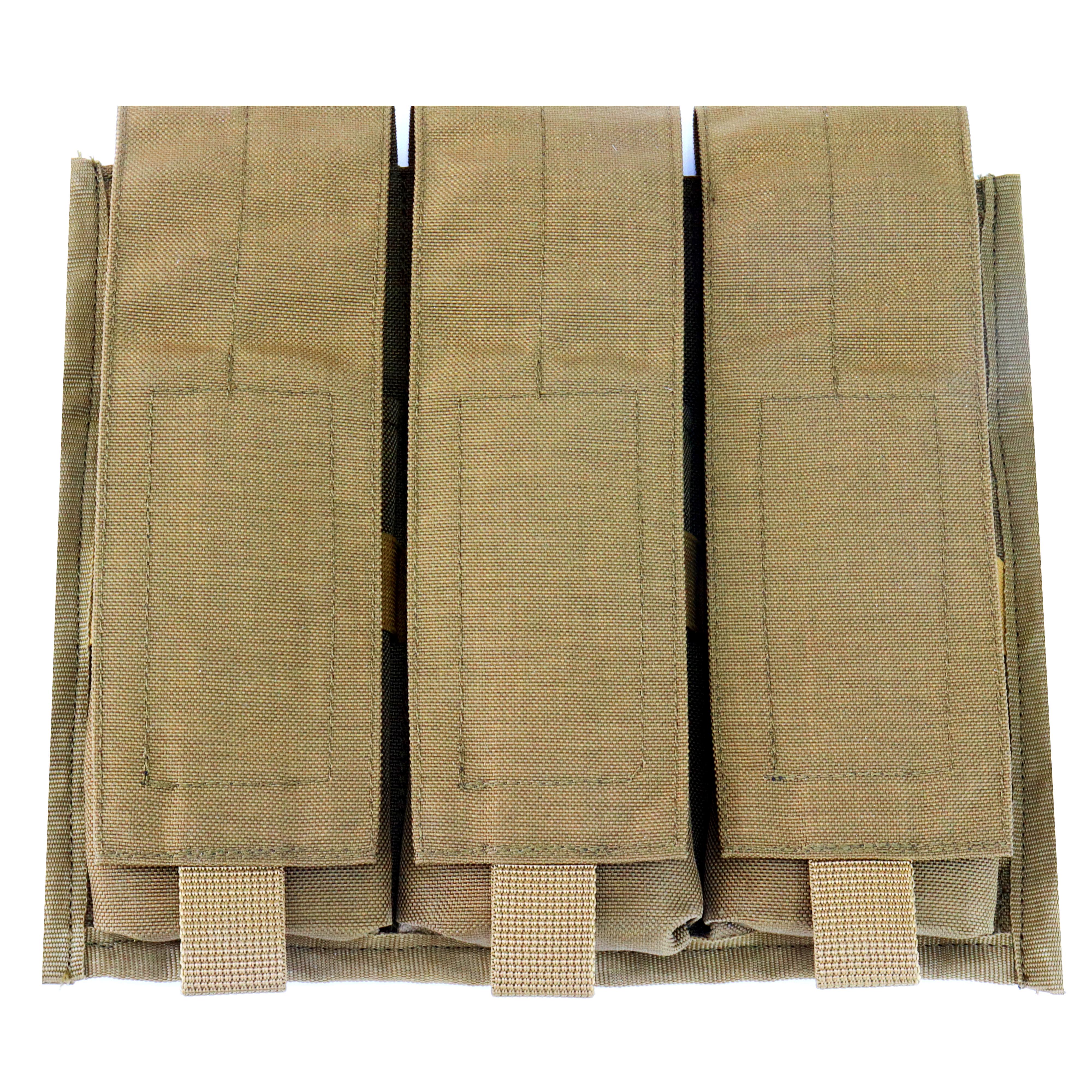 Подсумок UMA на три магазина по одному в кармане Cordura 1000 den Койот (011419)