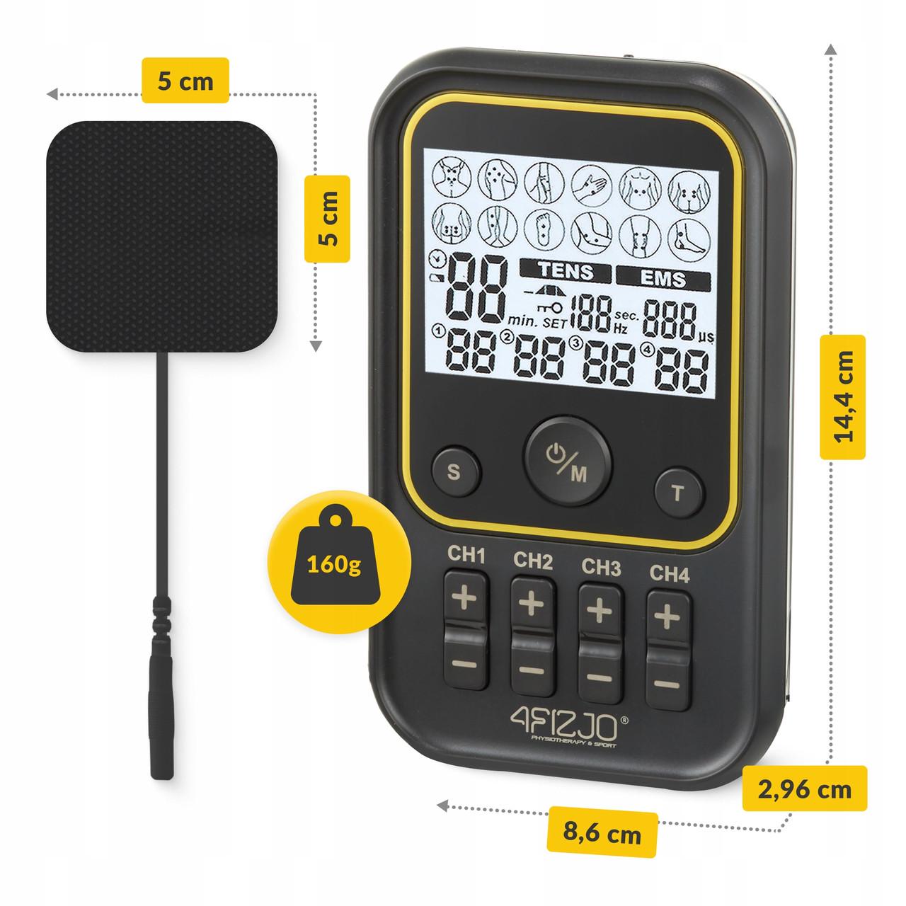 Аппарат для электростимуляции мышц 4fizjo Combo PRO+ 2в1 (P-5907739317124) - фото 2