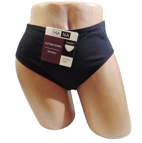 Хлопковые трусики Hana 5014 2XL Черный (1920674618)