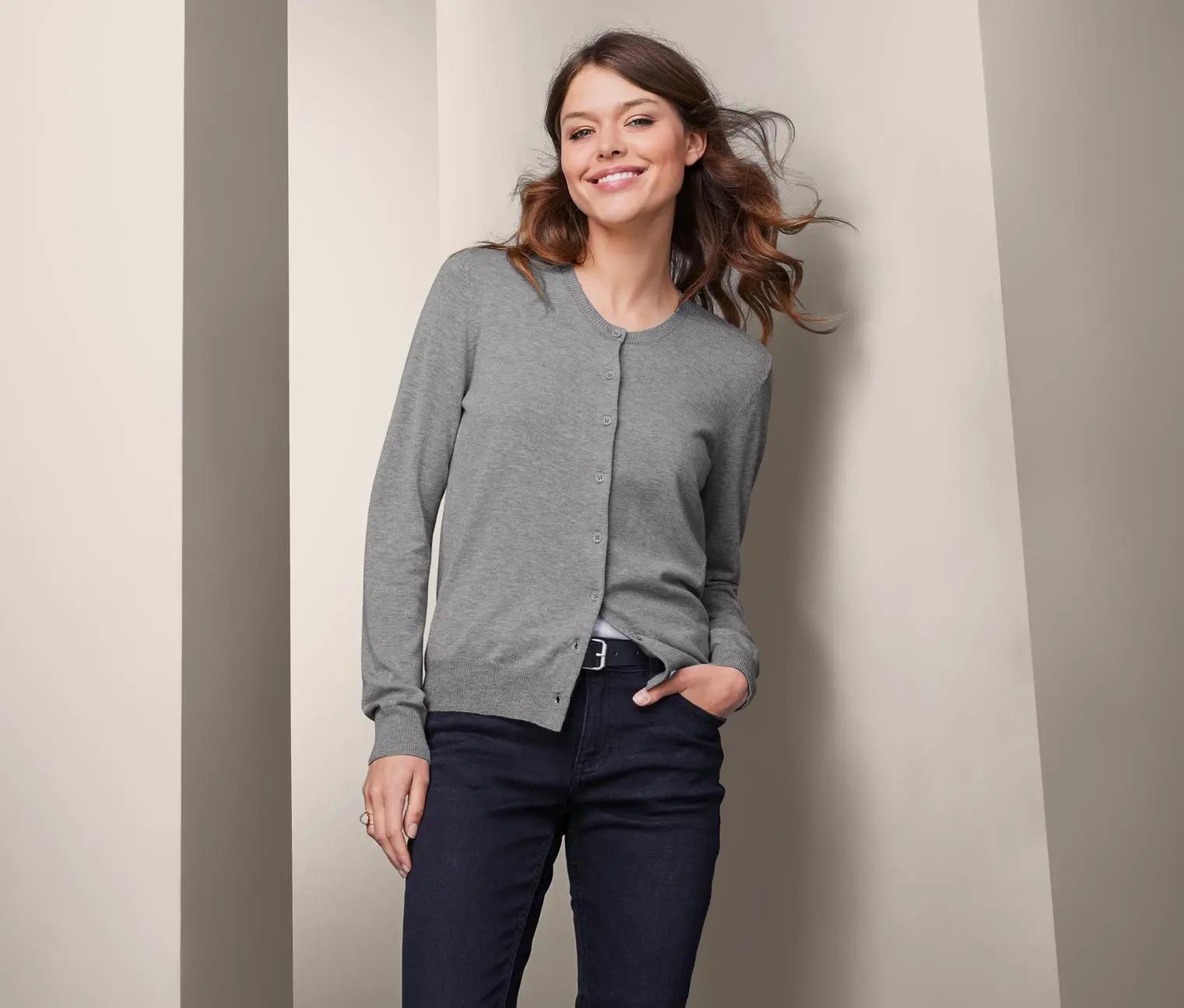 Кардиган TCM Tchibo T1674671597 р. 36/38 Сірий (2067922513) - фото 3 Кардиган TCM Tchibo T1674671597 р. 36/38 Сірий (2067922513) - фото 3