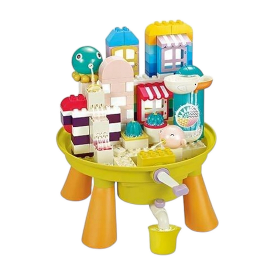 Конструктор фонтан на столе с водяными игрушками и кружкой 122 эл. (77016)