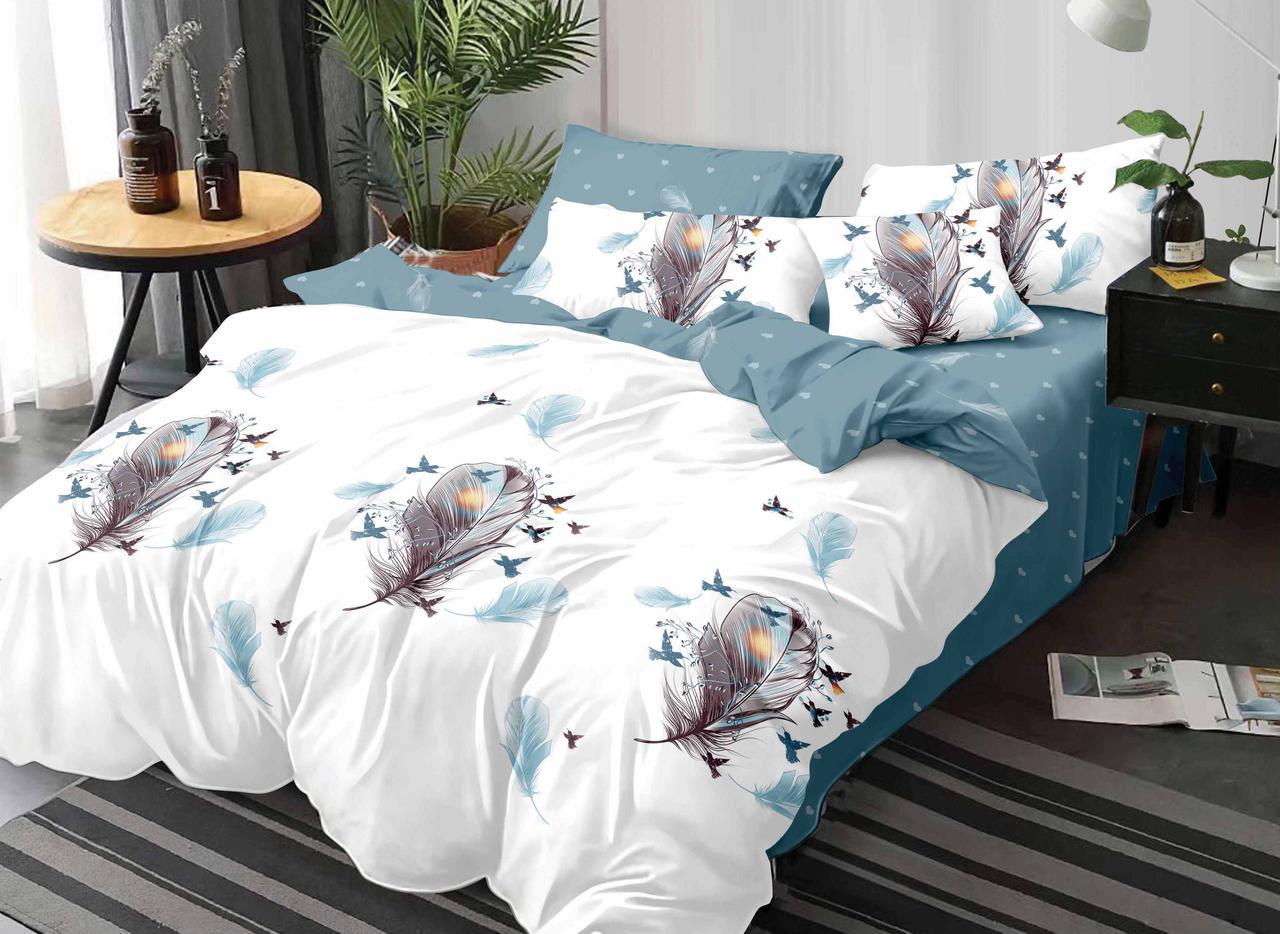 Постельное белье евро Vie Nouvelle Velour микрофибра 200х220 см (VL48E)