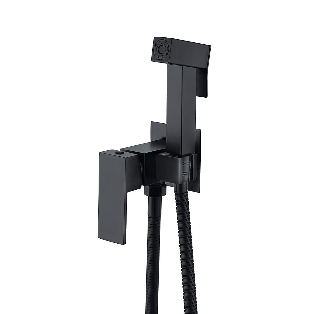 Смеситель для гигиенического душа Wezer скрытый PRO9В-02-BLACK Черный (157888)