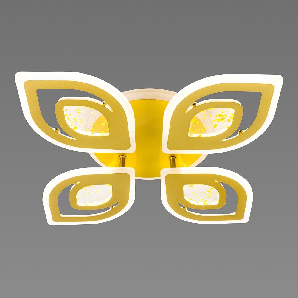 Люстра светодиодная акриловая Valeso V K29132-4+1 GD с пультом