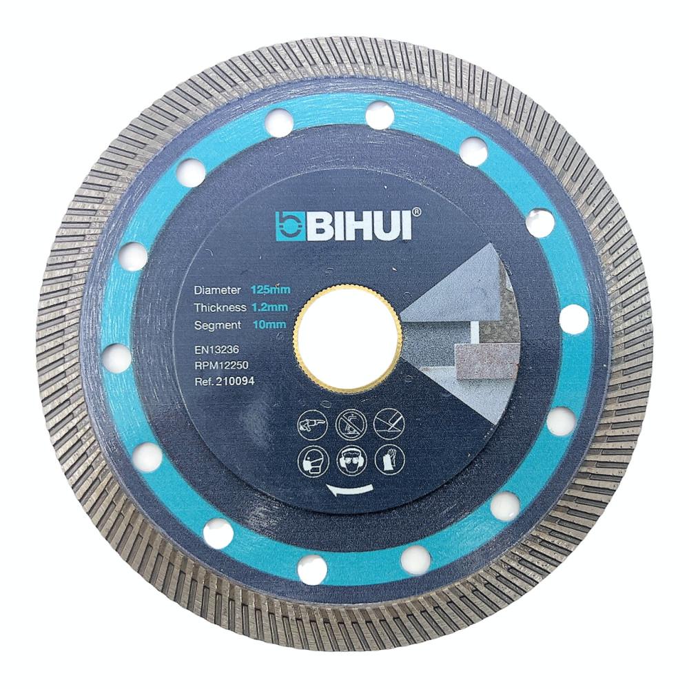 Диск алмазный BIHUI Super Thin Turbo 125х1,1х9х22,23 мм (DCBN5)