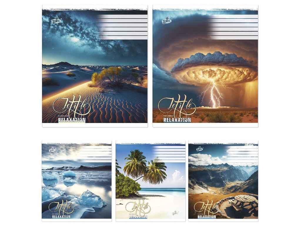 Тетрадь в линию Бріск 18 л. 25 шт. ТВ-108 2389 (935533)