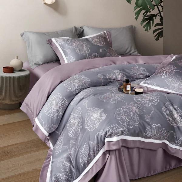 Комплект постельного белья Viluta Tencel Т-07 евро (1163)