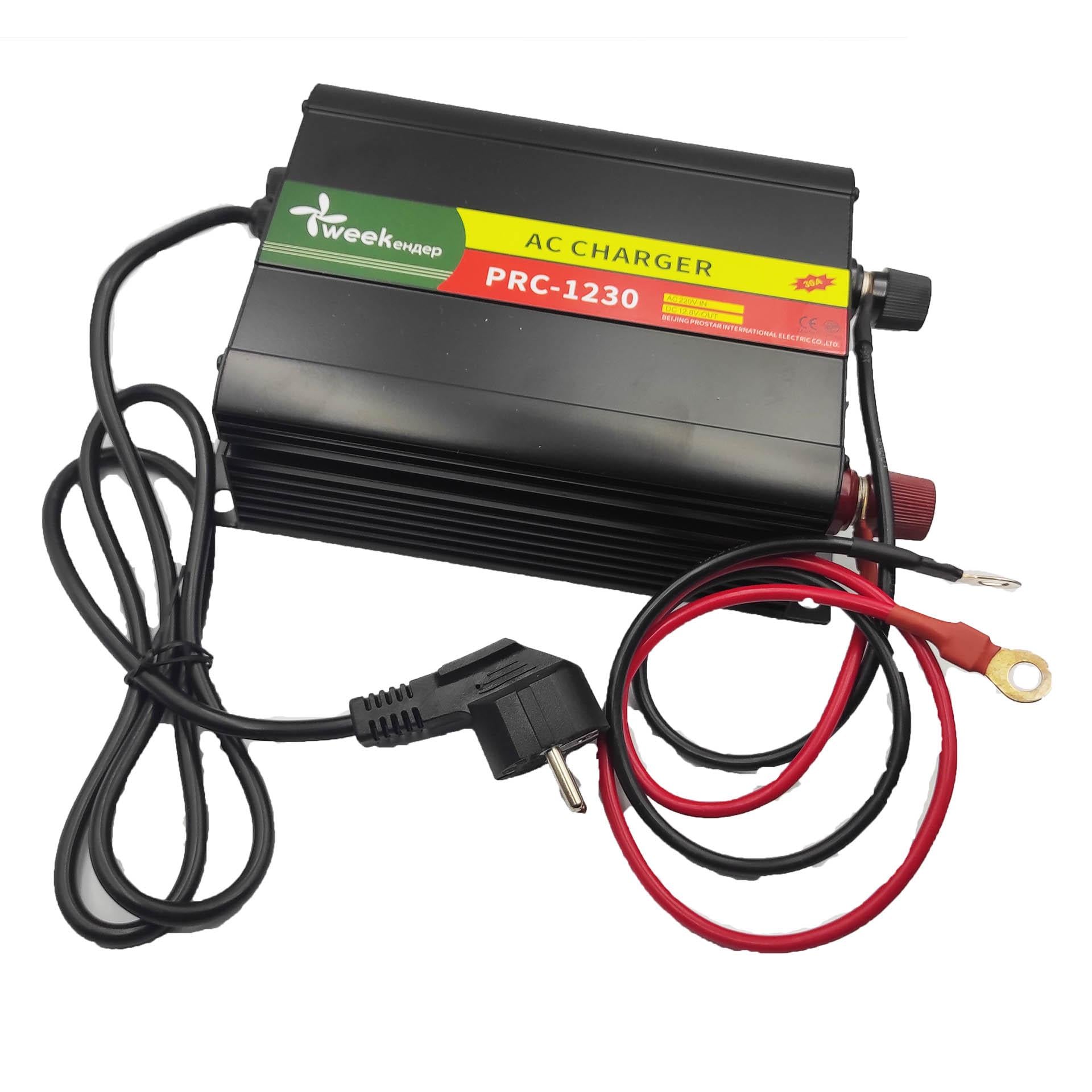 Устройство автоматическое зарядное Weekender PRC-1230 12 В 30 А для литий-ферумных аккумуляторов