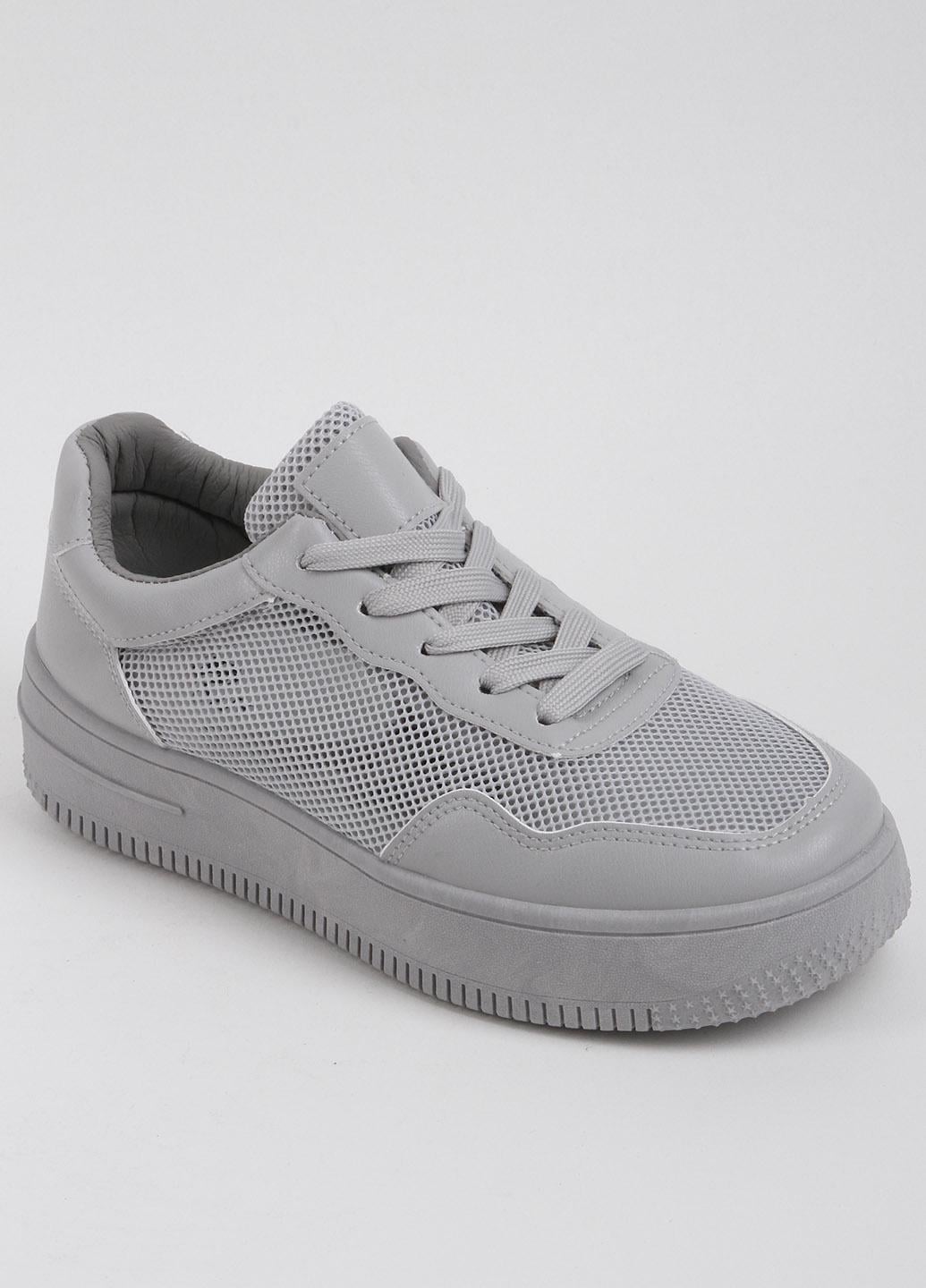 Кеды женские Fashion KJ13-4 339463 р. 37 Серый (339463_37)