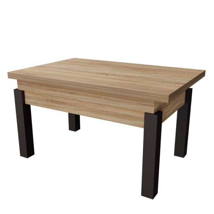 Стіл-трансформер журнальний Neman Баттерфлай дерево/ДСП Дуб сонома/Венге - фото 3 Стіл-трансформер журнальний Neman Баттерфлай дерево/ДСП Дуб сонома/Венге - фото 3