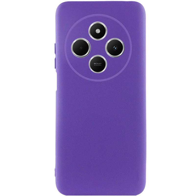 Противоударный чехол Silicone Cover Lakshmi Full Camera (AAA) для Xiaomi Redmi 14C / Poco C75 Фиолетовый / Amethyst