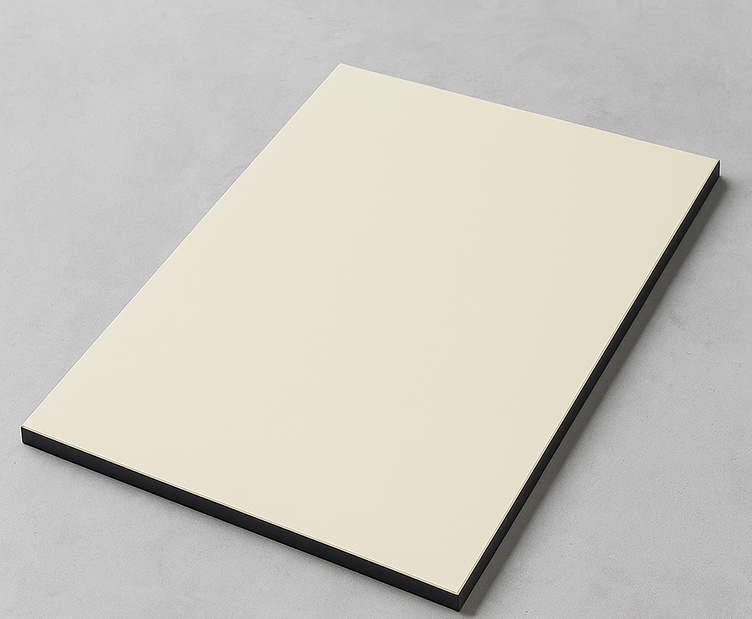 Алюминиевая композитная панель ALUfas 1240х4000 мм толщина 3 мм алюминий 0,3 мм Бежевый RAL 1015 Алюминиевая композитная панель ALUfas 1240х4000 мм толщина 3 мм алюминий 0,3 мм Бежевый RAL 1015