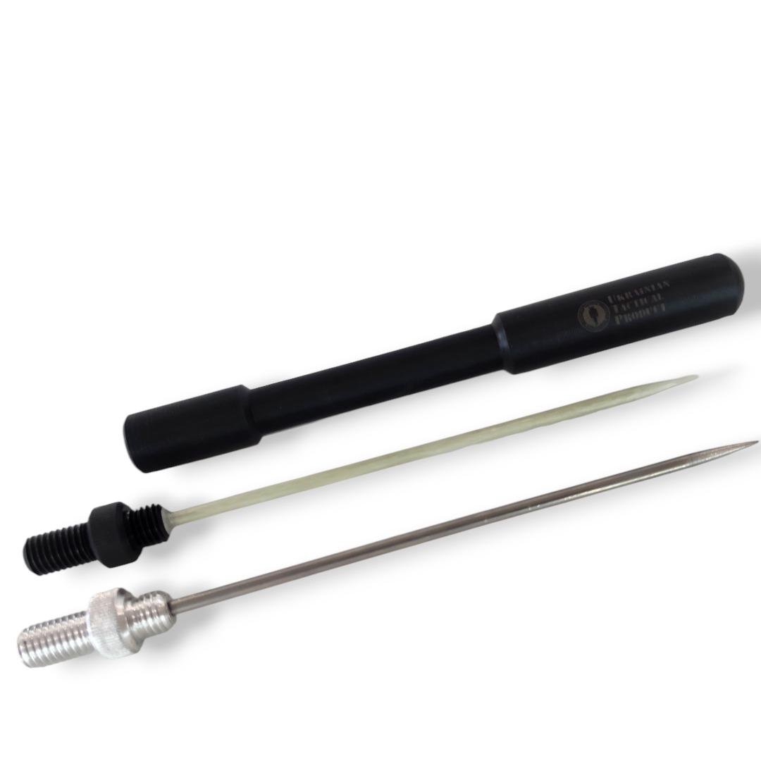 Щуп Малыш диэлектрический на 1 жало с 1 металлическим жалом нержавеющая сталь (utp055)