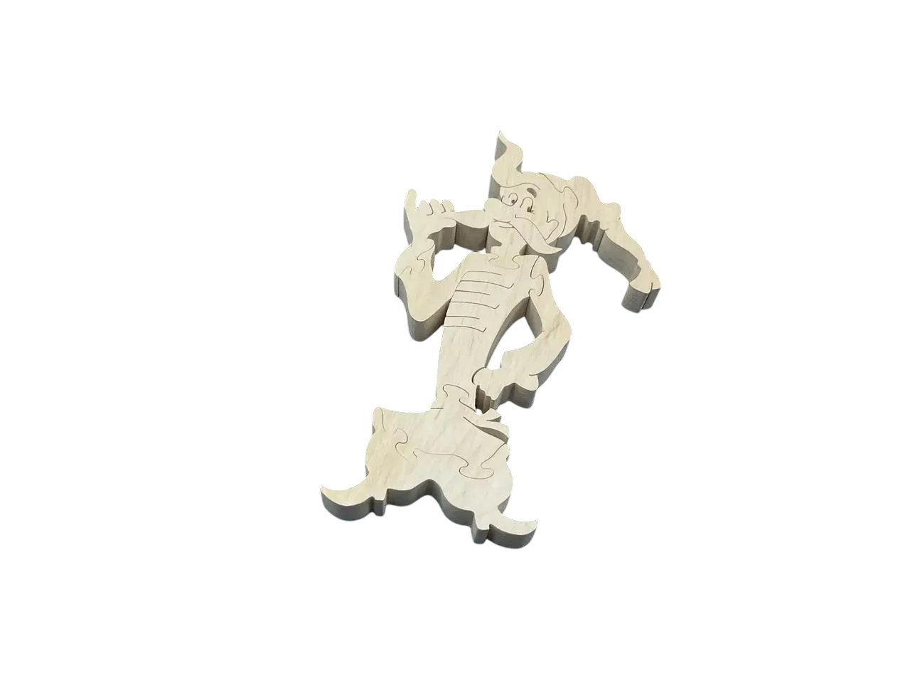 Пазл деревянный Казаки Грай под раскраску 6 элементов (KD-218-19)