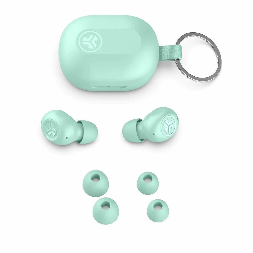 Наушники беспроводные JLab JBuds Mini Bluetooth 5.3 TWS Mint (IEUEBJBMINIRMNT124) - фото 4