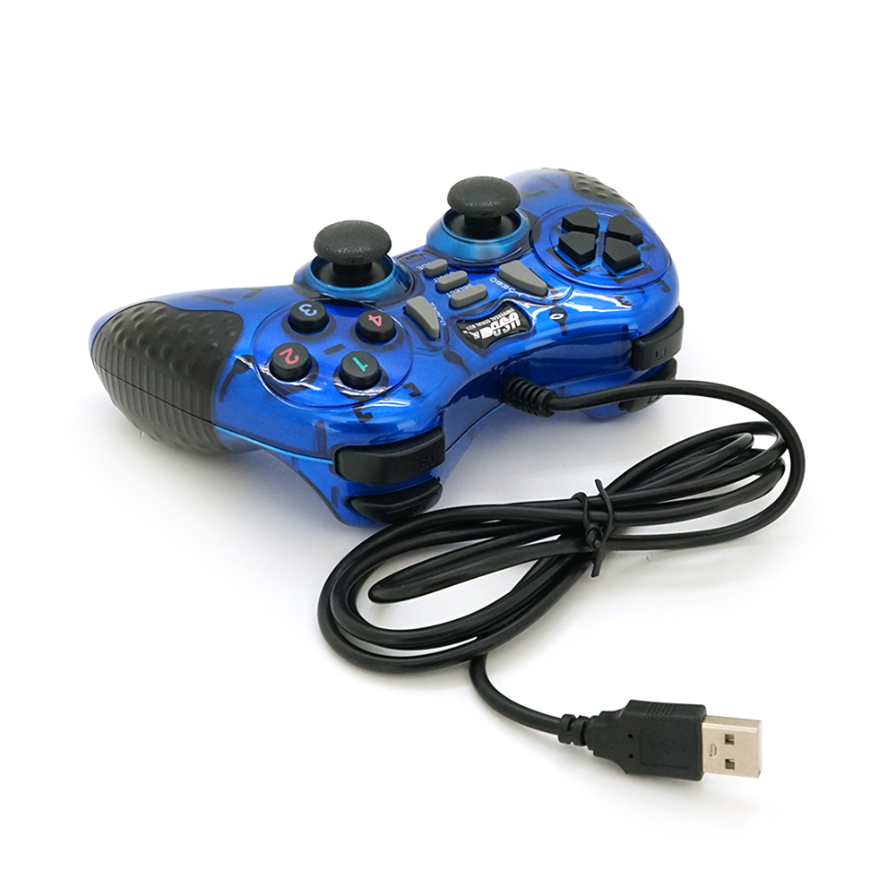 Геймпад Brazzers Energy Hub BR-8700 проводной для ПК USB 2.0 Синий (26225104)
