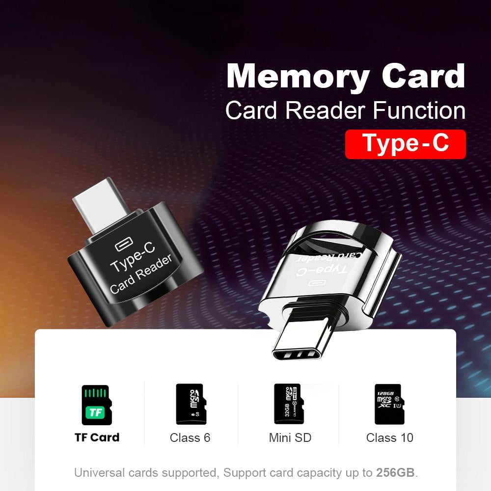 Кардридер Type C/Micro-SD/TF Черный (2595508254) - фото 8
