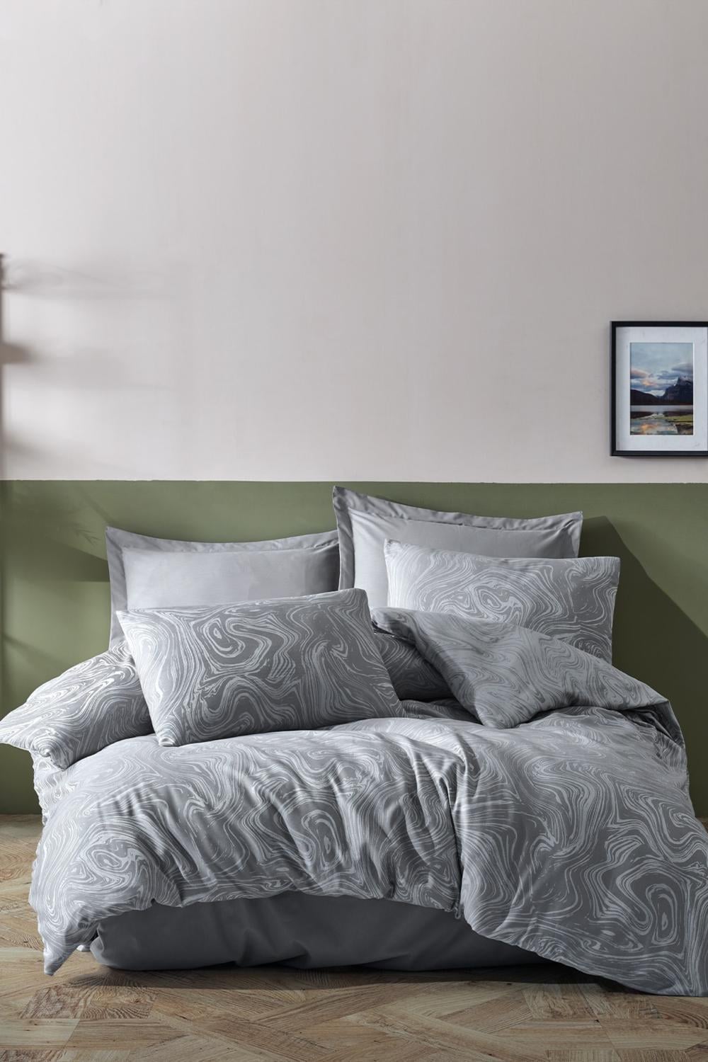 Комплект постільної білизни Cotton area Shaheser Marble євро ранфорс 596 Grey (DR012707) Комплект постільної білизни Cotton area Shaheser Marble євро ранфорс 596 Grey (DR012707)